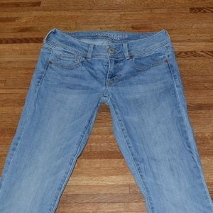 Light Blue American Eagle Boot Cut Jeans